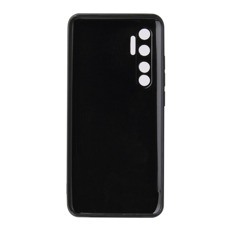 For Xiaomi Mi Note 10 Lite Carbon Fiber Texture TPU Protective Case(Black)