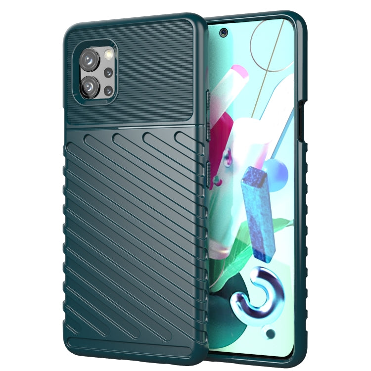 For LG Q92 5G Thunderbolt Shockproof TPU Protective Soft Case