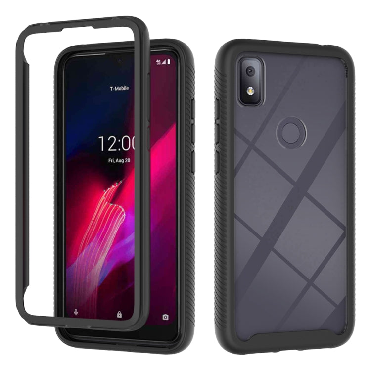 For T-Mobile REVVL 4 Starry Sky Solid Color Series Shockproof PC + TPU Protective Case