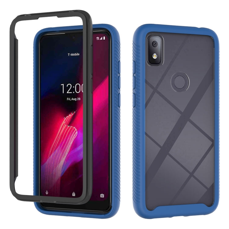 For T-Mobile REVVL 4 Starry Sky Solid Color Series Shockproof PC + TPU Protective Case