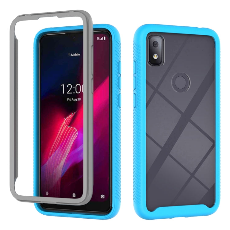 For T-Mobile REVVL 4 Starry Sky Solid Color Series Shockproof PC + TPU Protective Case