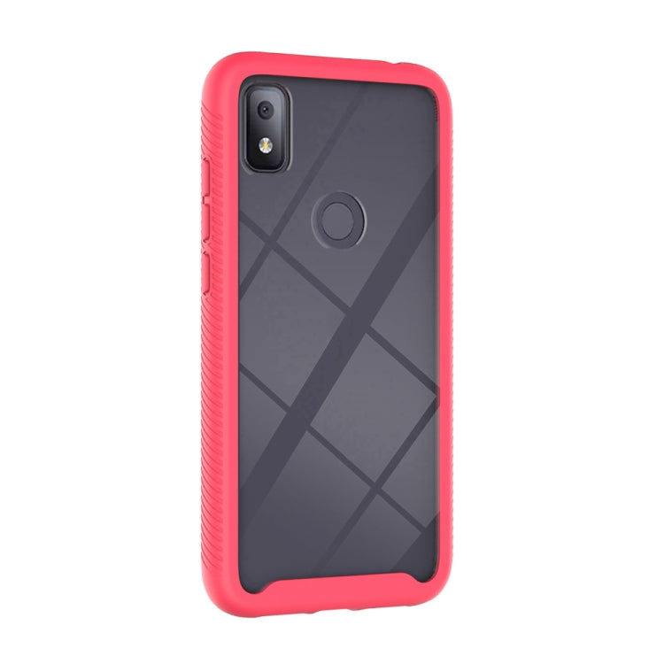 For T-Mobile REVVL 4 Starry Sky Solid Color Series Shockproof PC + TPU Protective Case