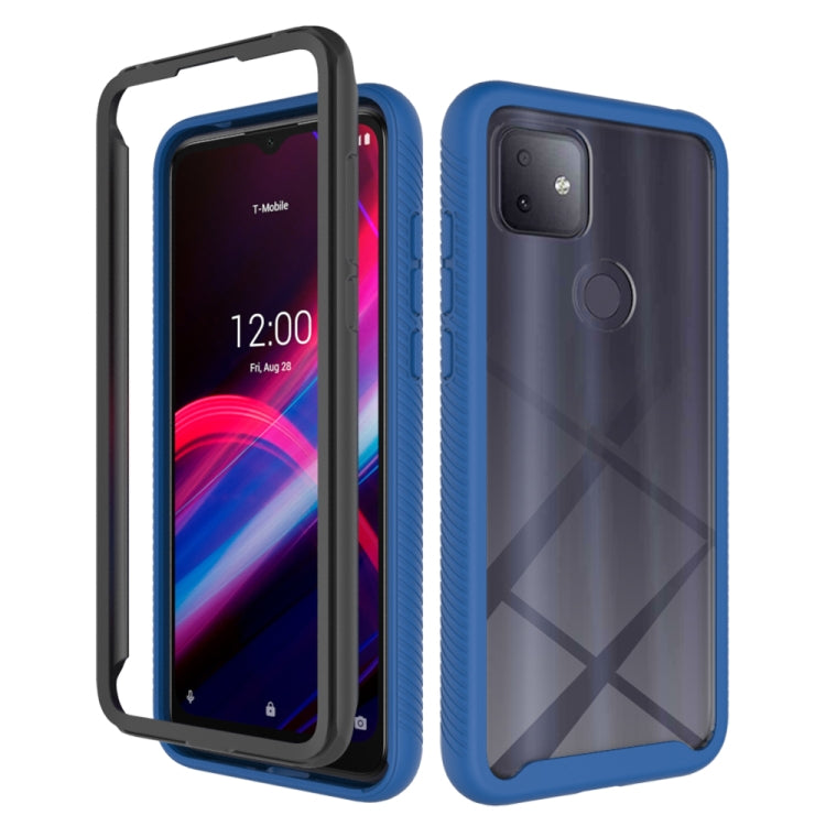 For T-Mobile REVVL 4+ Starry Sky Solid Color Series Shockproof PC + TPU Protective Case