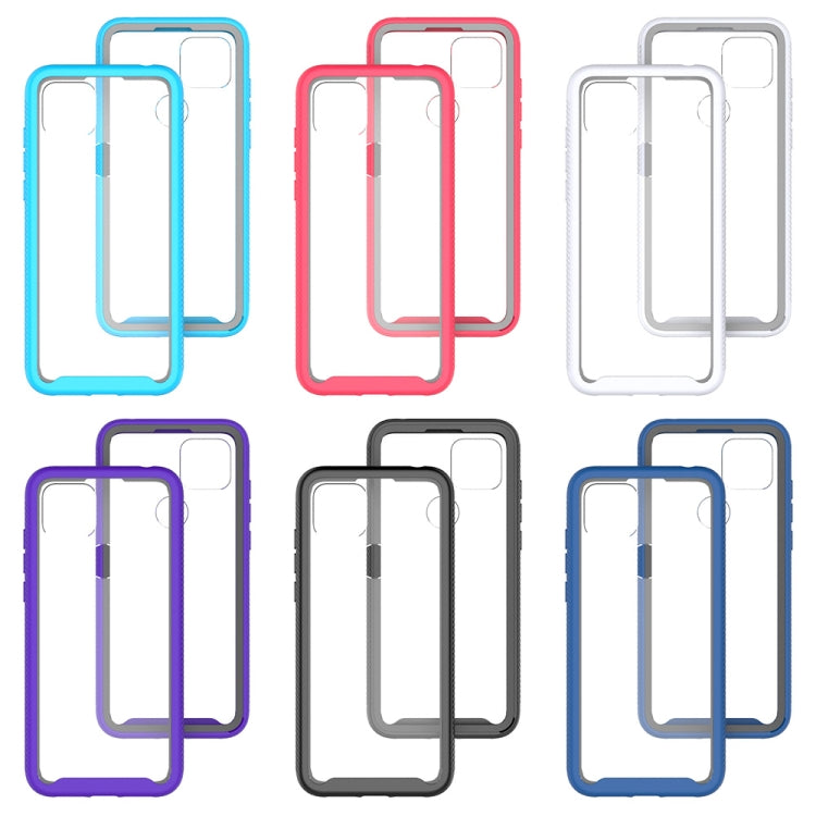 For T-Mobile REVVL 4+ Starry Sky Solid Color Series Shockproof PC + TPU Protective Case