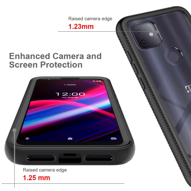 For T-Mobile REVVL 4+ Starry Sky Solid Color Series Shockproof PC + TPU Protective Case