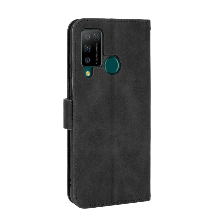 For DOOGEE N20 Pro Solid Color Skin Feel Magnetic Buckle Horizontal Flip Calf Texture PU Leather Case with Holder & Card Slots & Wallet