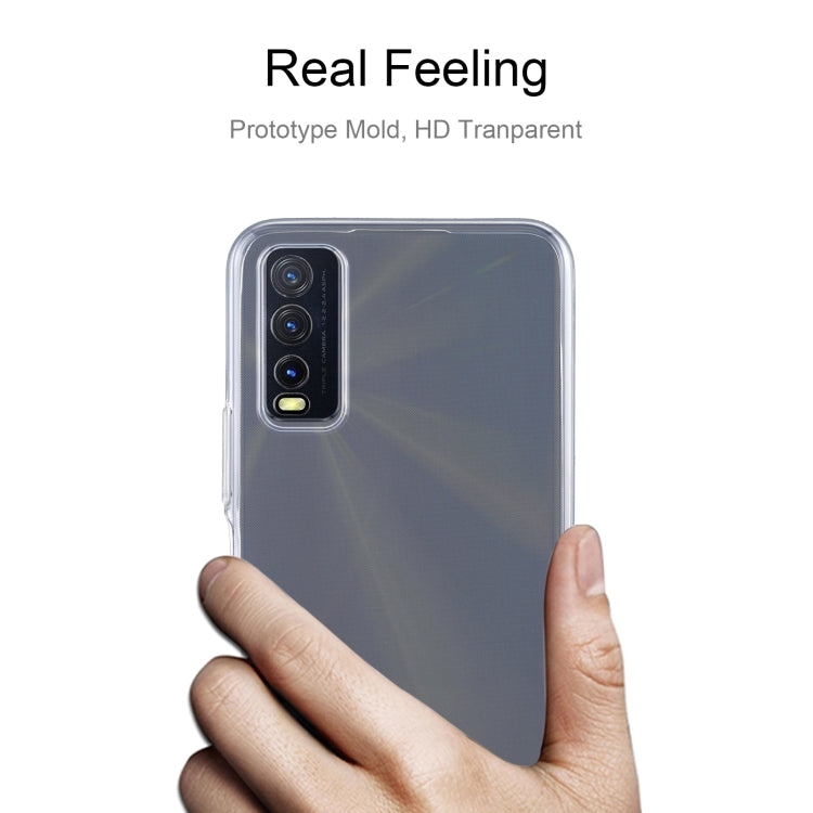 For Vivo Y20 0.75mm Ultra-thin Transparent TPU Soft Protective Case