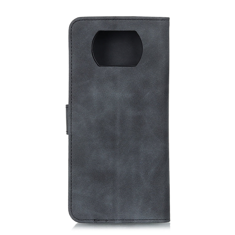 For Xiaomi Poco X3 NFC KHAZNEH Retro Texture PU + TPU Horizontal Flip Leather Case with Holder & Card Slots & Wallet