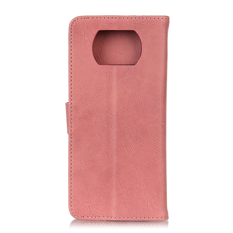 For Xiaomi Poco X3 NFC KHAZNEH Cowhide Texture Horizontal Flip Leather Case with Holder & Card Slots & Wallet