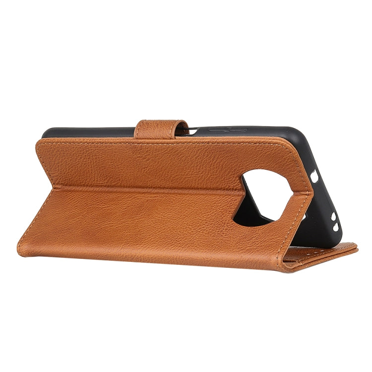 For Xiaomi Poco X3 NFC KHAZNEH Cowhide Texture Horizontal Flip Leather Case with Holder & Card Slots & Wallet