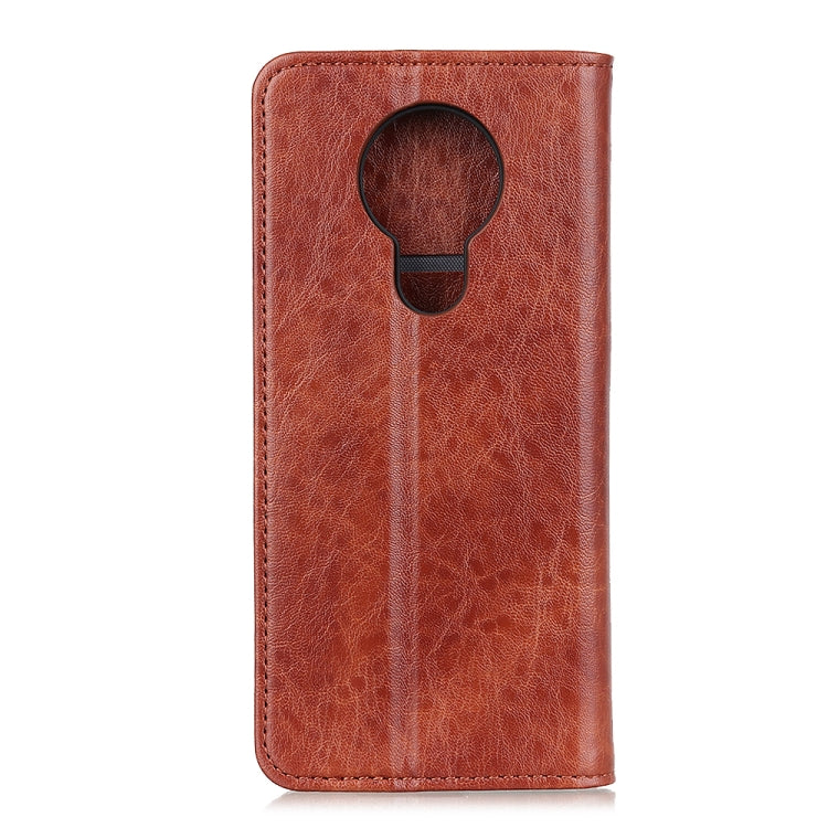 For Nokia 3.4 Magnetic Crazy Horse Texture Horizontal Flip Leather Case with Holder & Card Slots & Wallet