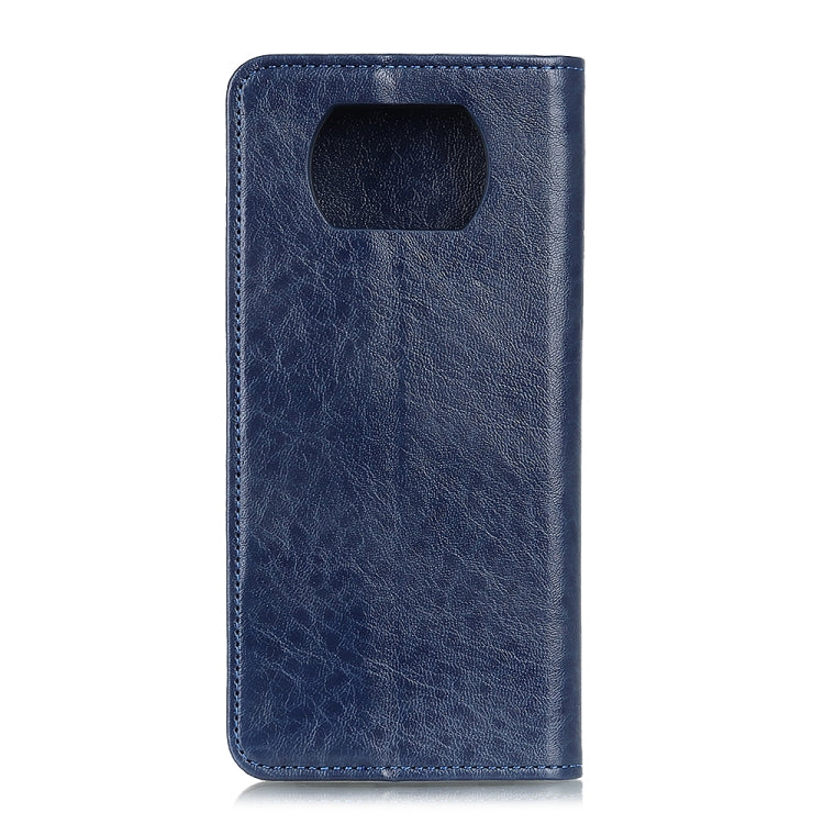 For Xiaomi Poco X3 NFC Magnetic Crazy Horse Texture Horizontal Flip Leather Case with Holder & Card Slots & Wallet