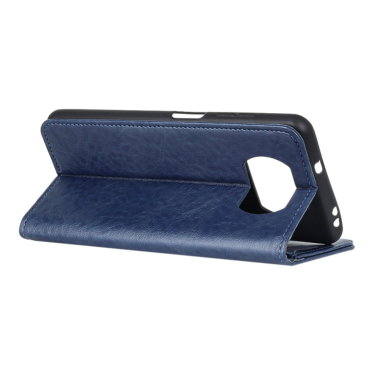 For Xiaomi Poco X3 NFC Magnetic Crazy Horse Texture Horizontal Flip Leather Case with Holder & Card Slots & Wallet