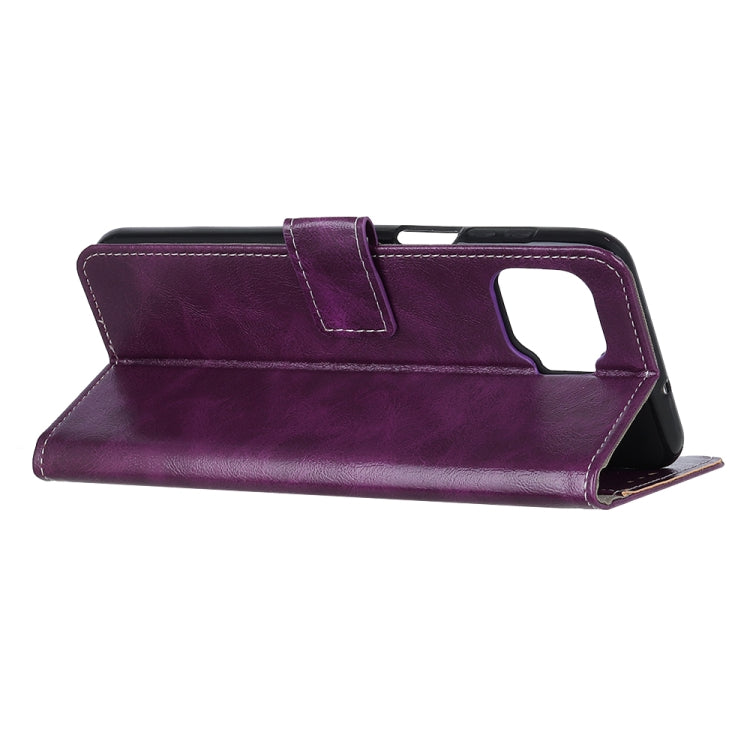 For OPPO F17 Pro Retro Crazy Horse Texture Horizontal Flip Leather Case with Holder & Card Slots & Photo Frame & Wallet