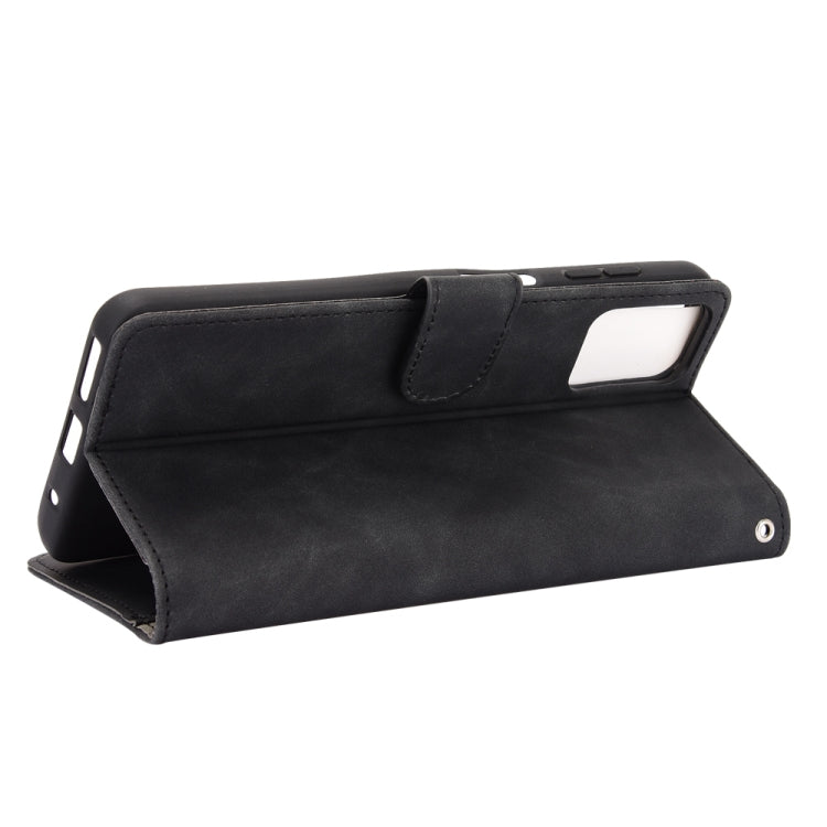 For Motorola Moto G9 Plus Solid Color Skin Feel Magnetic Buckle Horizontal Flip Calf Texture PU Leather Case with Holder & Card Slots & Wallet