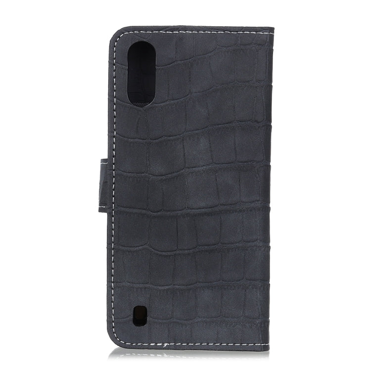 For Wiko Y81 Crocodile Texture Horizontal Flip Leather Case with Holder & Wallet & Card Slots & Photo Frame
