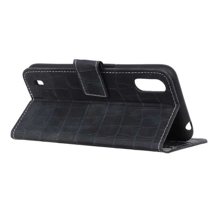 For Wiko Y81 Crocodile Texture Horizontal Flip Leather Case with Holder & Wallet & Card Slots & Photo Frame