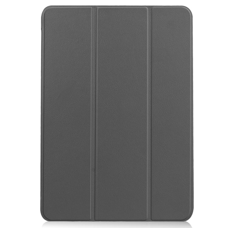 For Sharp Dtab D-41A uster Texture Smart PU Leather Case with Sleep / Wake-up Function & 3-Fold Holder