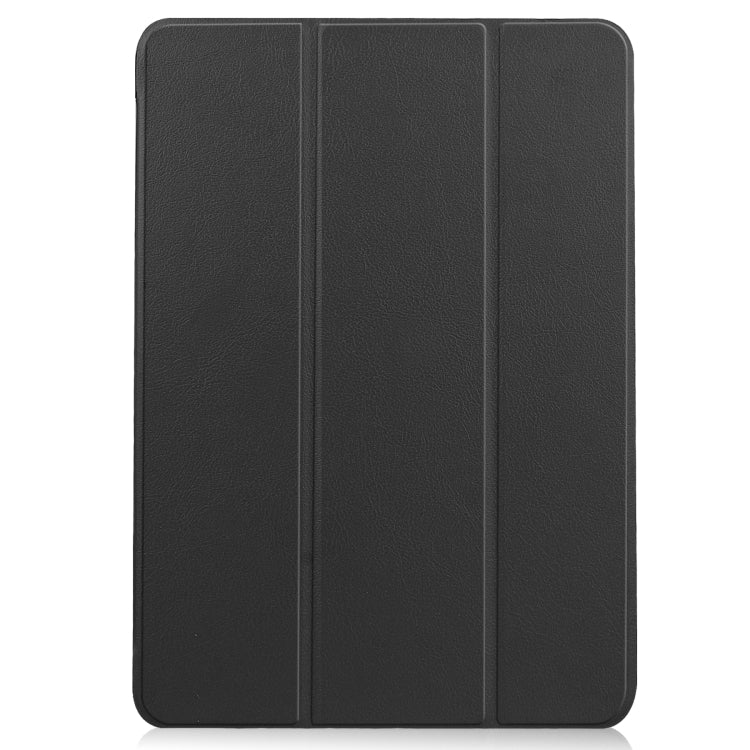 For Sharp Dtab D-41A uster Texture Smart PU Leather Case with Sleep / Wake-up Function & 3-Fold Holder