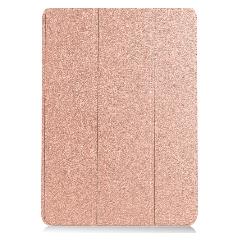 For Sharp Dtab D-41A uster Texture Smart PU Leather Case with Sleep / Wake-up Function & 3-Fold Holder