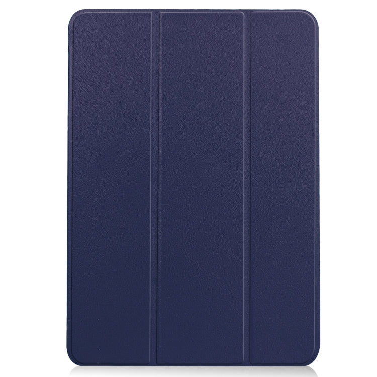 For Sharp Dtab D-41A uster Texture Smart PU Leather Case with Sleep / Wake-up Function & 3-Fold Holder