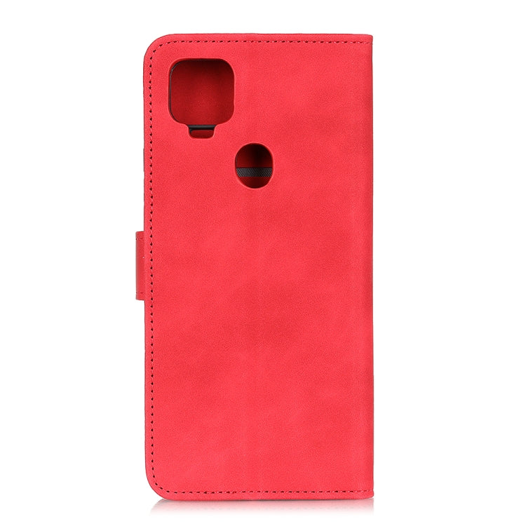 For ZTE Blade V 2020 KHAZNEH Retro Texture PU + TPU Horizontal Flip Leather Case with Holder & Card Slots & Wallet