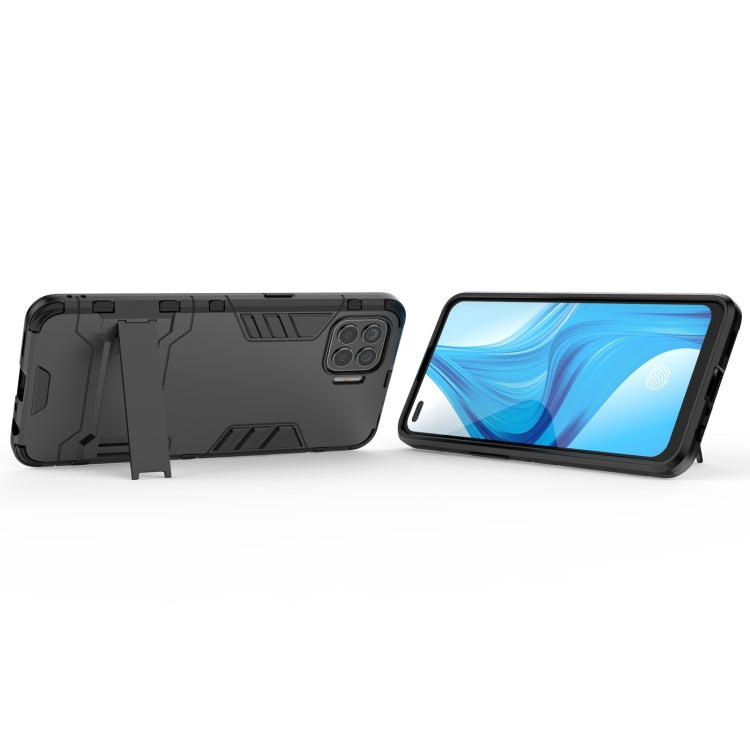 For OPPO F17 Pro PC + TPU Shockproof Protective Case with Holder