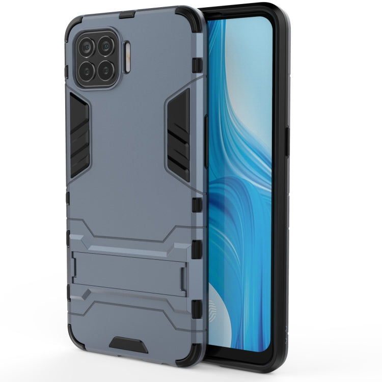 For OPPO F17 Pro PC + TPU Shockproof Protective Case with Holder