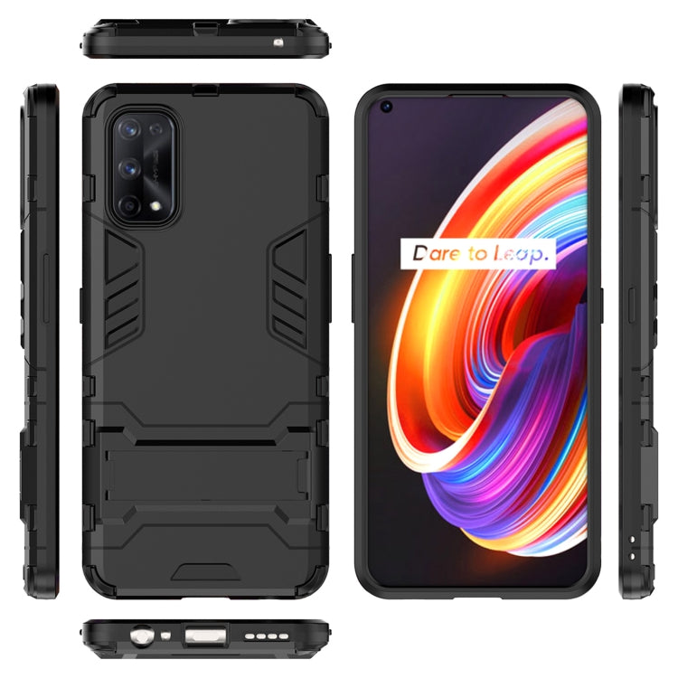 For OPPO Realme 7 Pro PC + TPU Shockproof Protective Case with Holder