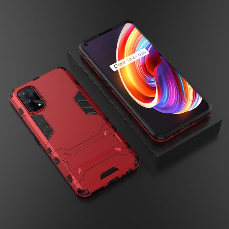For OPPO Realme 7 Pro PC + TPU Shockproof Protective Case with Holder
