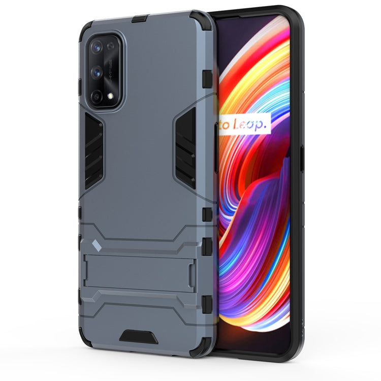 For OPPO Realme 7 Pro PC + TPU Shockproof Protective Case with Holder