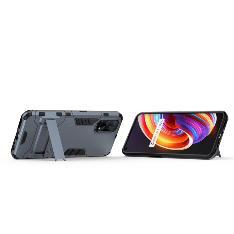 For OPPO Realme 7 Pro PC + TPU Shockproof Protective Case with Holder
