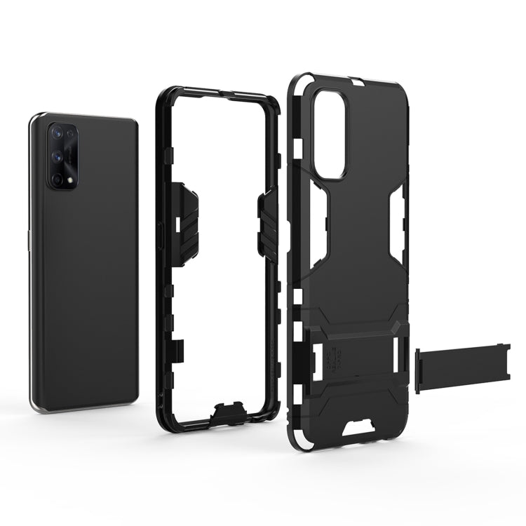 For OPPO Realme 7 Pro PC + TPU Shockproof Protective Case with Holder