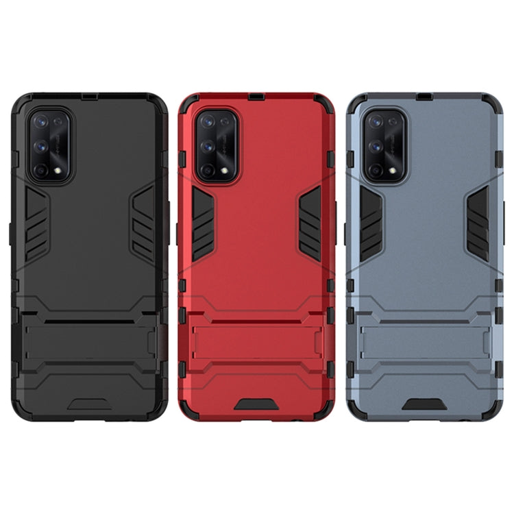 For OPPO Realme 7 Pro PC + TPU Shockproof Protective Case with Holder