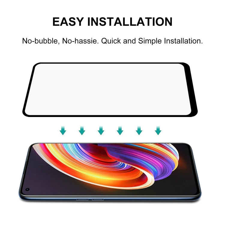 For OPPO Realme X7 25 PCS Full Glue Full Screen Tempered Glass Film