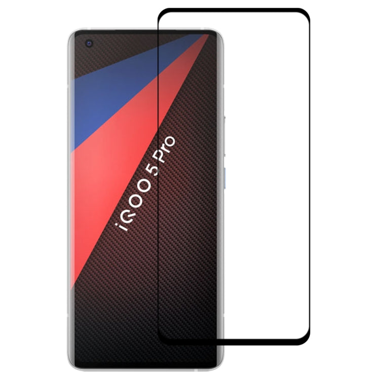 For Vivo IQOO 5 Pro 5G Full Glue Full Screen Tempered Glass Film