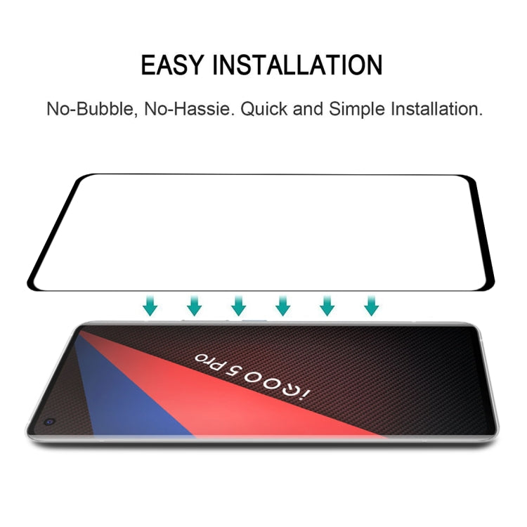 For Vivo IQOO 5 Pro 5G Full Glue Full Screen Tempered Glass Film