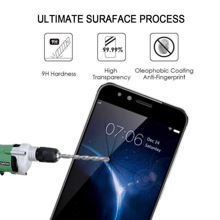 For Vivo X9i Full Glue Full Screen Tempered Glass Film