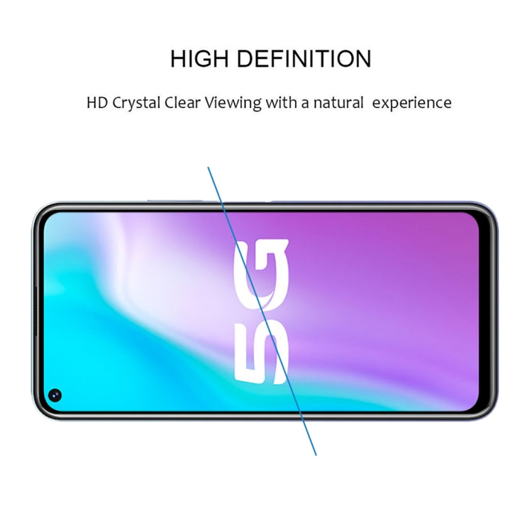 For Vivo Y70s 25 PCS Full Glue Full Screen Tempered Glass Film