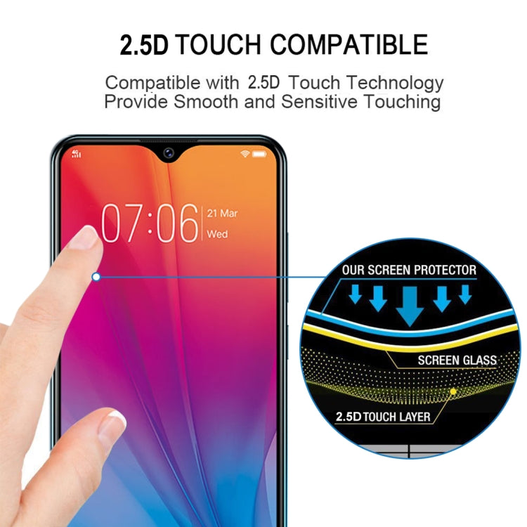 For Vivo Y91i (India) / Y91C 25 PCS Full Glue Full Screen Tempered Glass Film