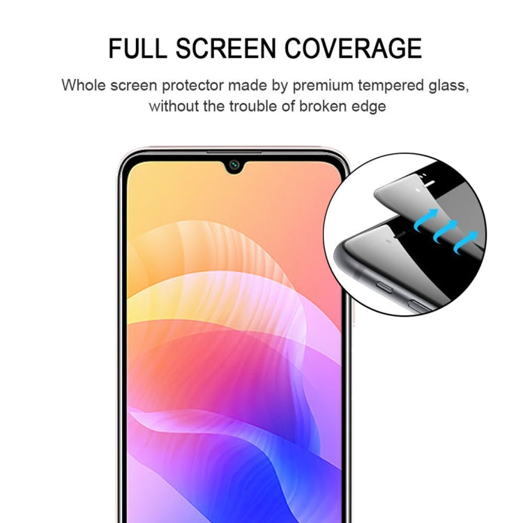 For Huawei Enjoy 20 Full Glue Full Screen Tempered Glass Film