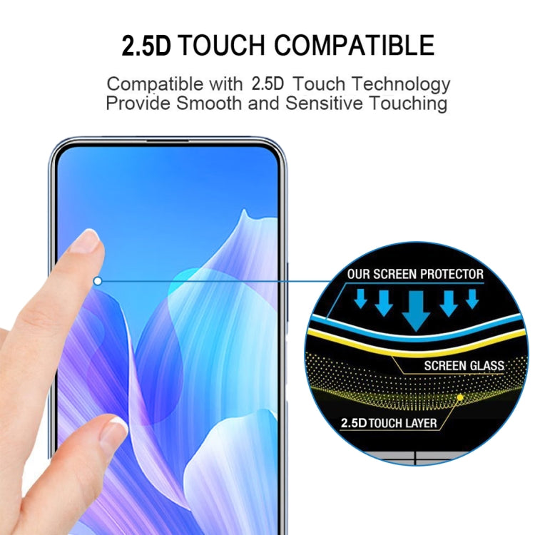 For Huawei Enjoy 20 Plus 5G 25 PCS Full Glue Full Screen Tempered Glass Film