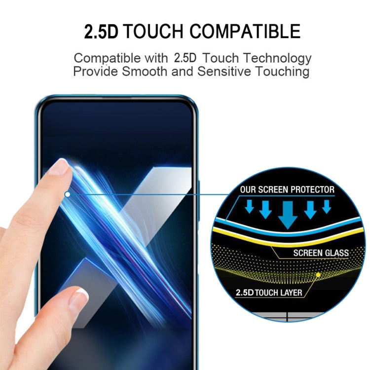 For Honor X10 5G / X10 Pro 25 PCS Full Glue Full Screen Tempered Glass Film