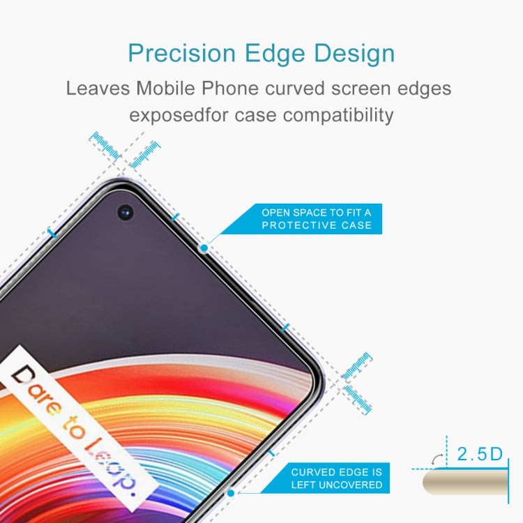 For OPPO Realme X7 Pro 10 PCS 0.26mm 9H 2.5D Tempered Glass Film