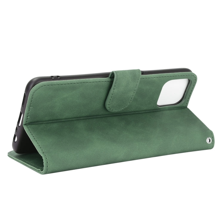 For OPPO Reno4 SE Solid Color Skin Feel Magnetic Buckle Horizontal Flip Calf Texture PU Leather Case with Holder & Card Slots & Wallet