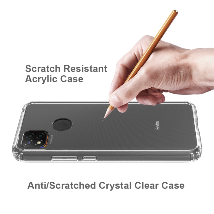 For Xiaomi Redmi 9C Scratchproof TPU + Acrylic Protective Case