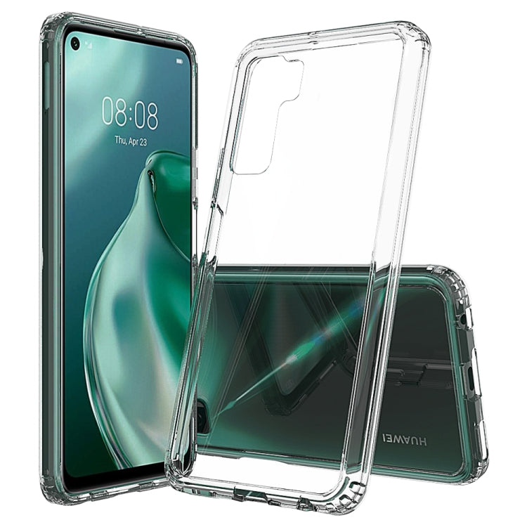 For Huawei P40 Lite 5G Scratchproof TPU + Acrylic Protective Case