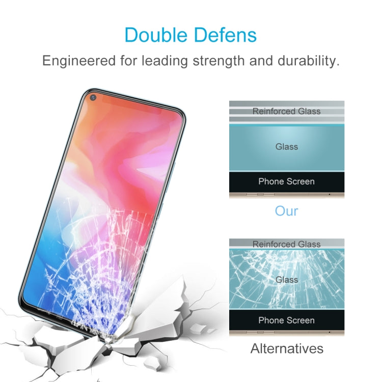 For Vivo Y50 0.26mm 9H 2.5D Tempered Glass Film