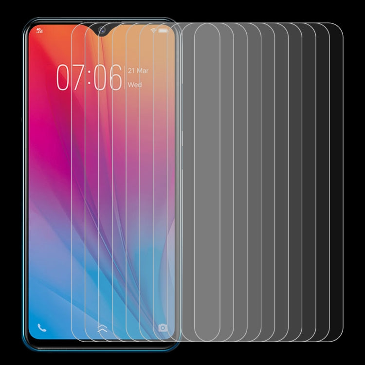 For Vivo Y91i (India) 10 PCS 0.26mm 9H 2.5D Tempered Glass Film