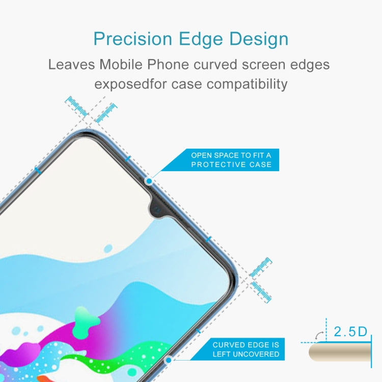 For Vivo Z5 50 PCS 0.26mm 9H 2.5D Tempered Glass Film